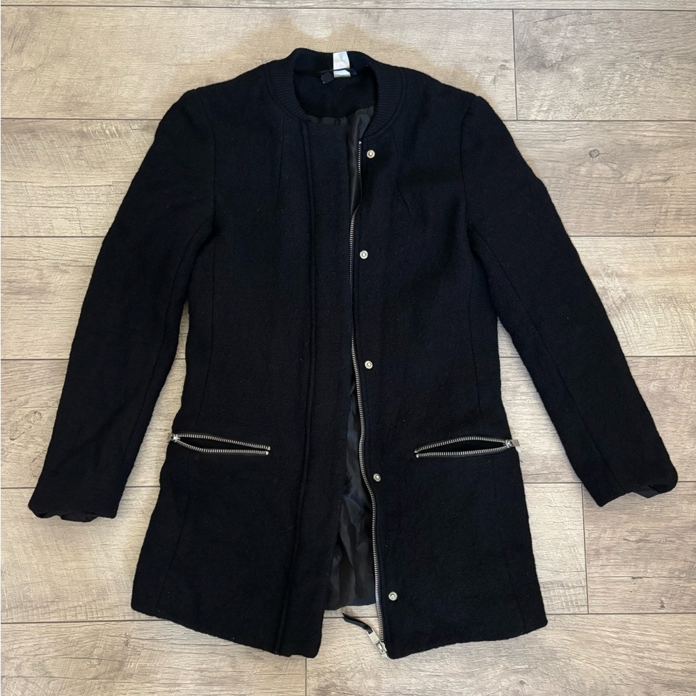 Divided Black Women's Blazer Coat
